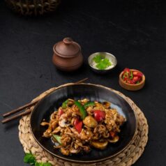 Курица с шампиньонами